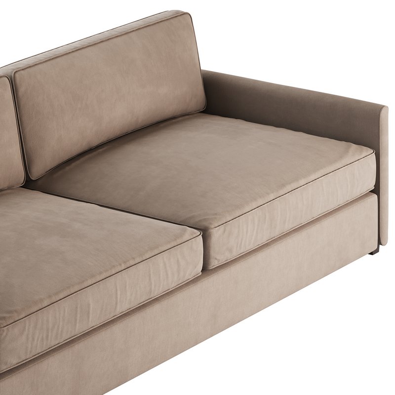 WHITE PERFORMANCE FABRIC SOFA - Image 14