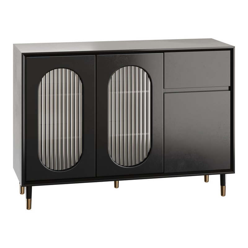 Wood Glam Sideboard Credenza 2 - Image 13
