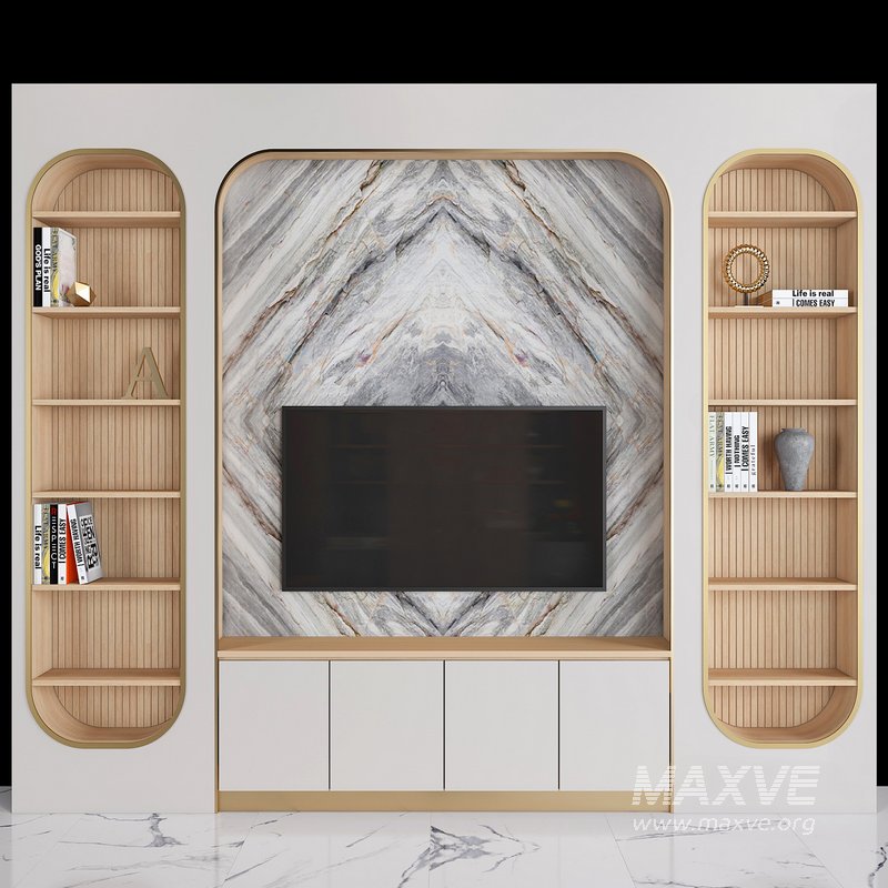 TV Wall Decor Set 03 - Image 1