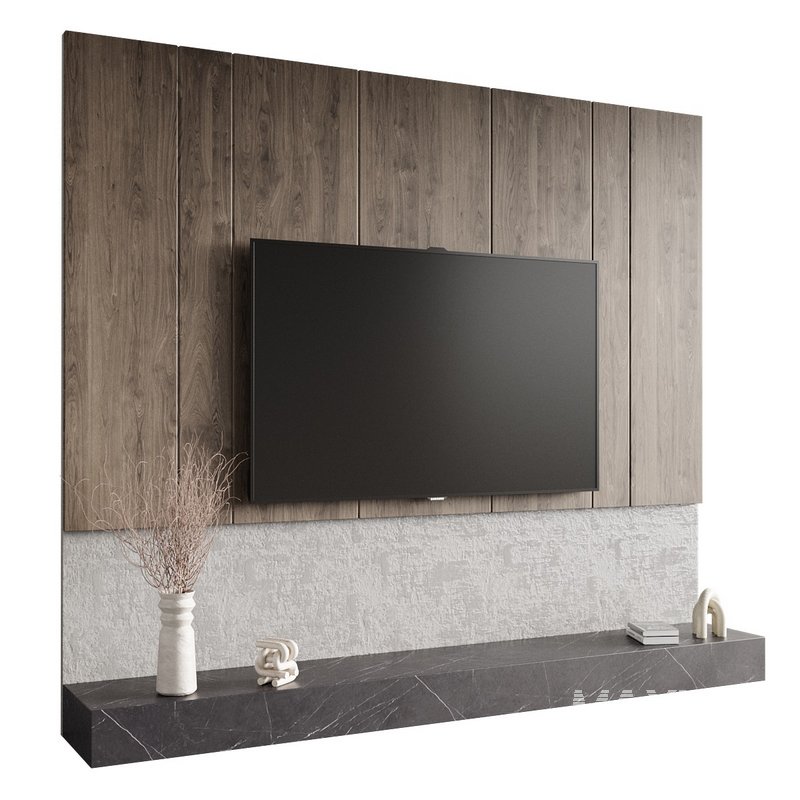 TV wall 002 - Image 1
