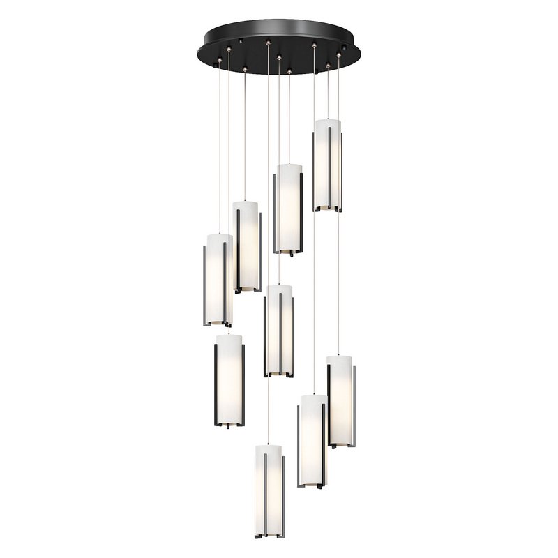 Exos Glass 9 Light Pendant - Image 1