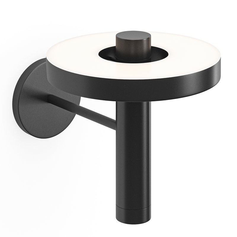 Wall Light Bead Uplight Black Tonone - Image 1