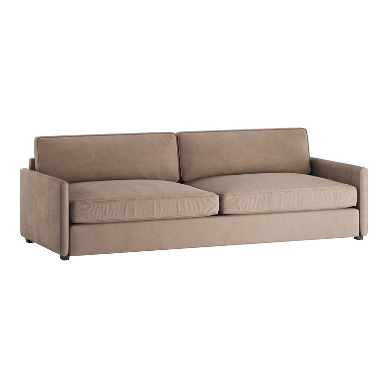 WHITE PERFORMANCE FABRIC SOFA - Image 16