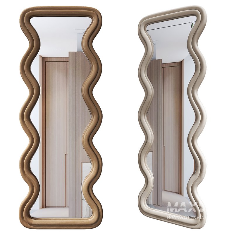 Wavy Floor Mirror - Image 1