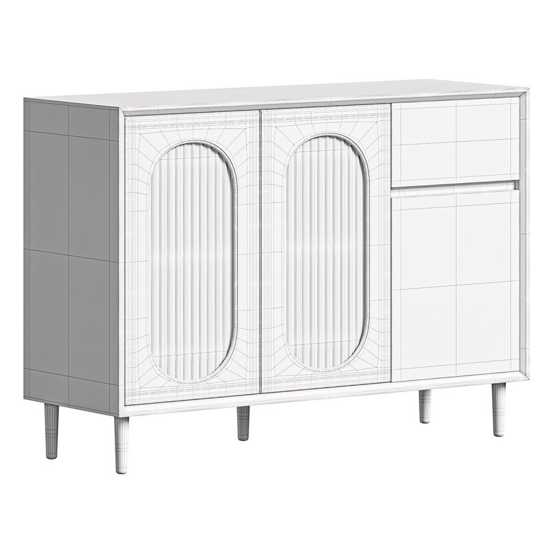 Wood Glam Sideboard Credenza 2 - Image 17