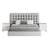 White Upholstered Panel Bed - Thumbnail 17