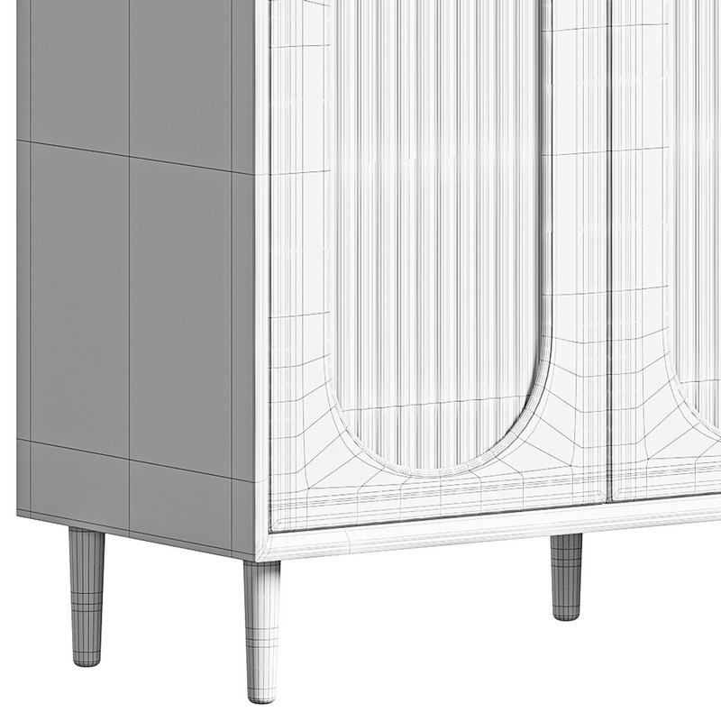 Wood Glam Sideboard Credenza 2 - Image 18