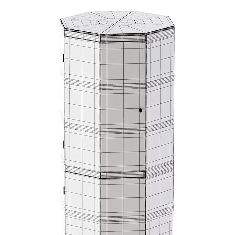 White Swivel Rotating Shoe Rack - Image 18