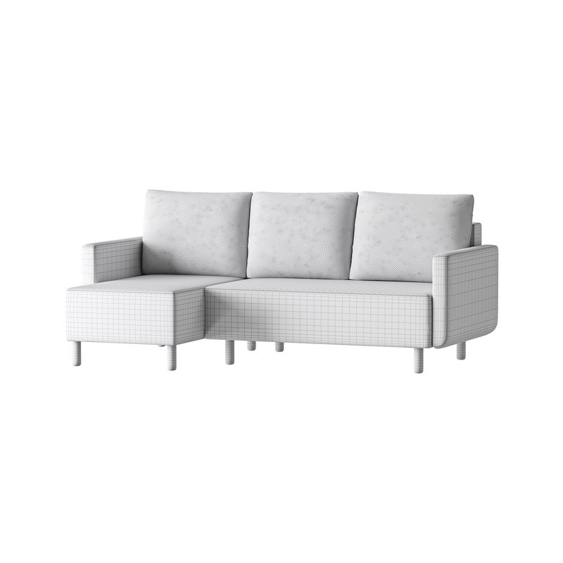 Corner sofa Beller Textile Yellow - Image 18