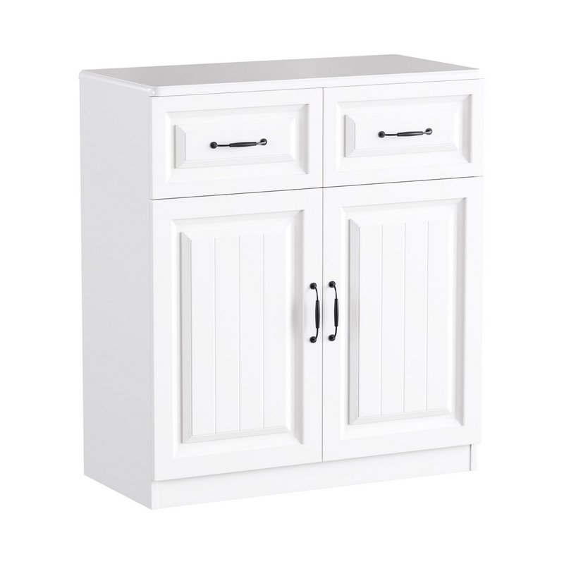 White Wooden Buffets - Image 1
