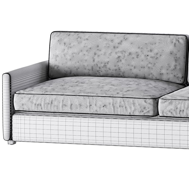 WHITE PERFORMANCE FABRIC SOFA - Image 20