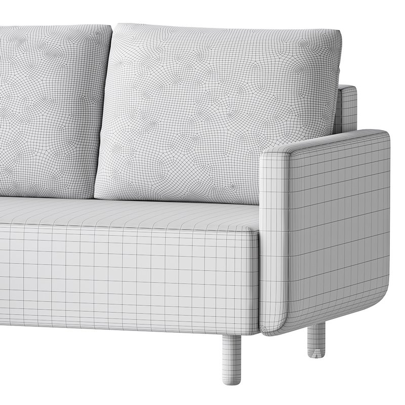 Corner sofa Beller Textile Yellow - Image 19