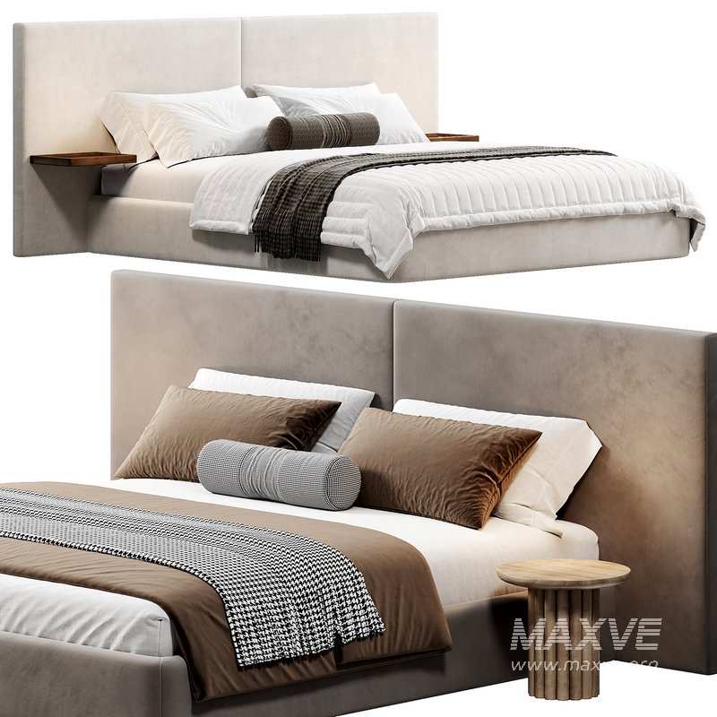 Lit coffre en MDF, BLANDINE Bed by BOBOCHIC - Image 2