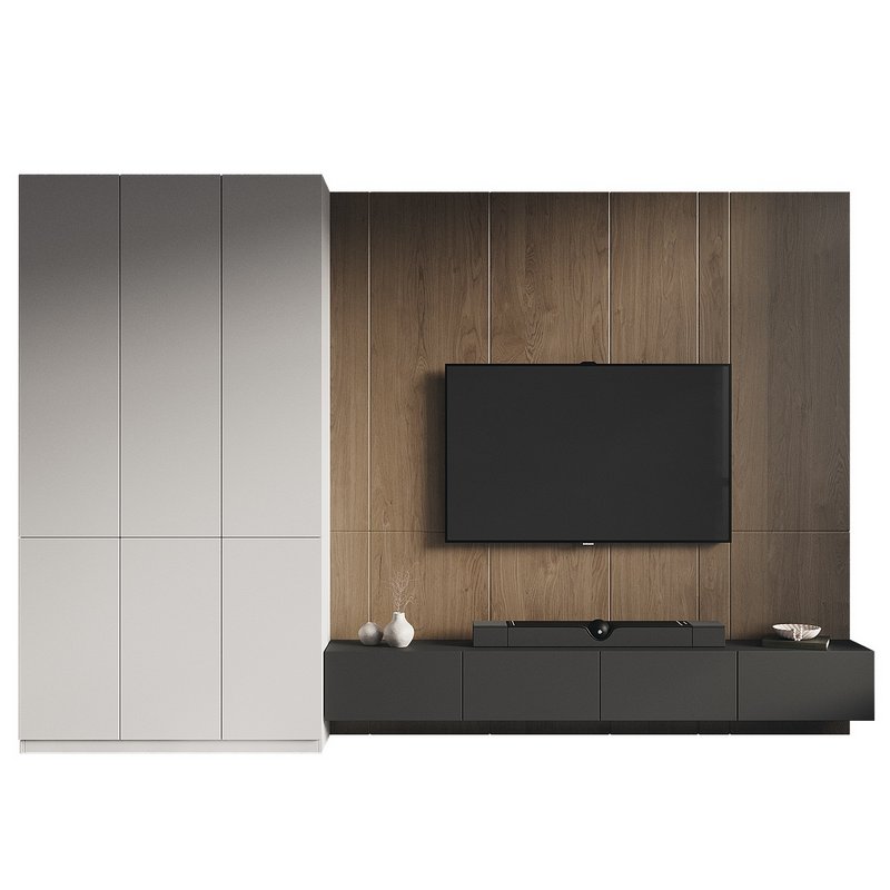 Tv Wall Set 051 - Image 2