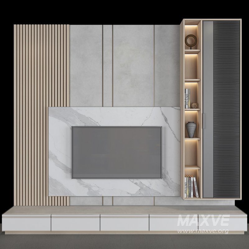 TV WALL SET 04 - Image 2