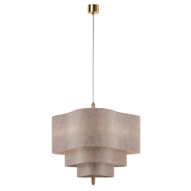 HANGING LAMP,PEBBLE M,ECRU - Image 3