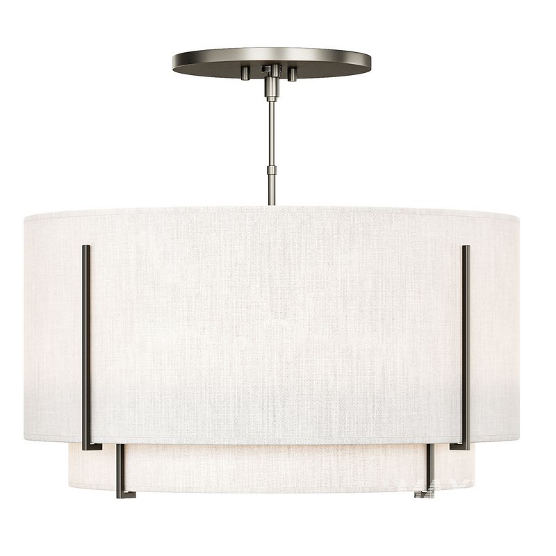 Exos Small Double Shade Semi Flush - Image 3