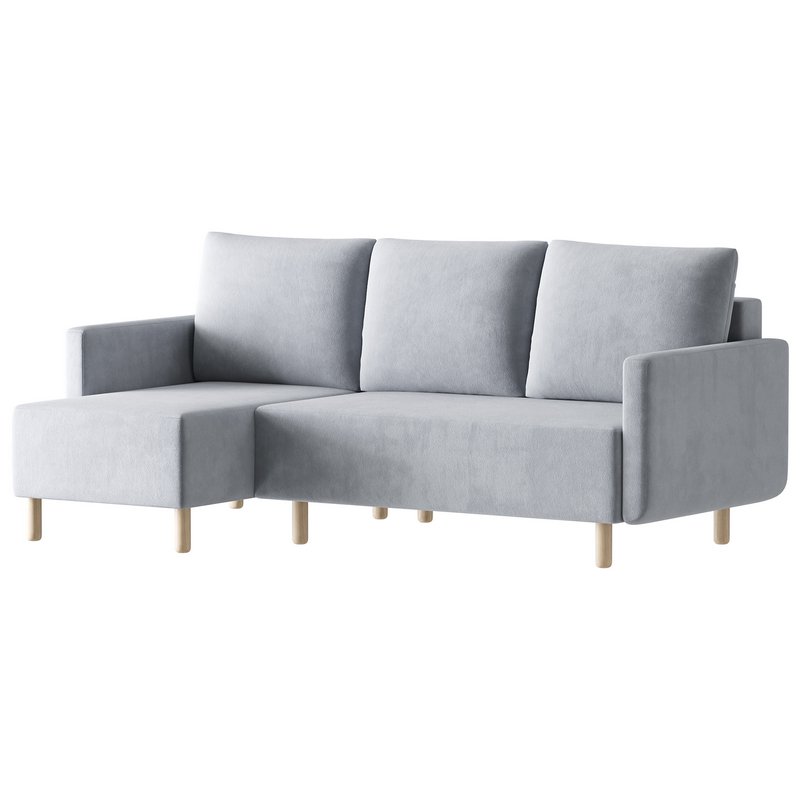 Corner sofa Beller Textile Yellow - Image 3