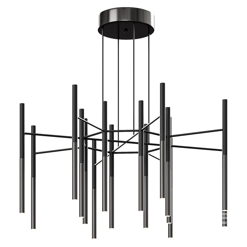 Metal Tubular Chandelier - Image 1