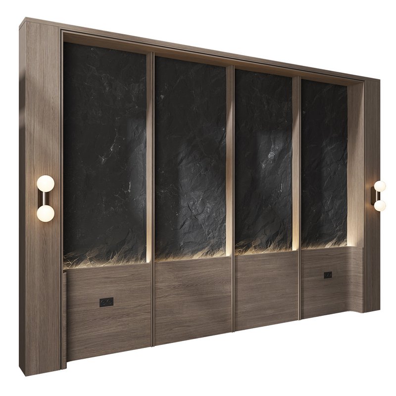 Headboard Wall Panel & Lyra Wall Twin Decor - Image 2