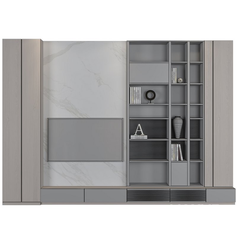 TV WALL SET 09 - Image 2