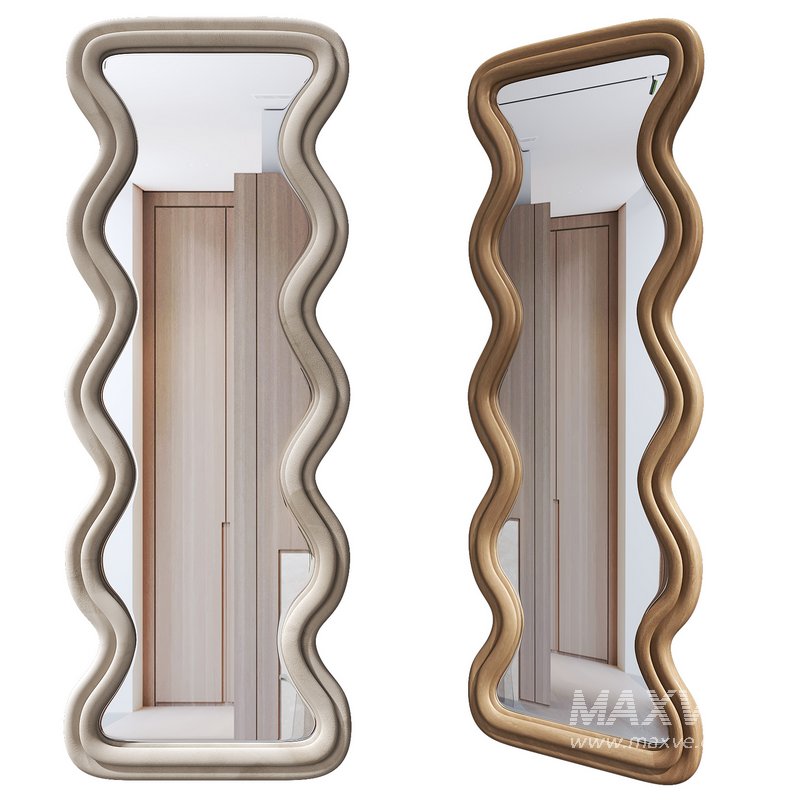 Wavy Floor Mirror - Image 2