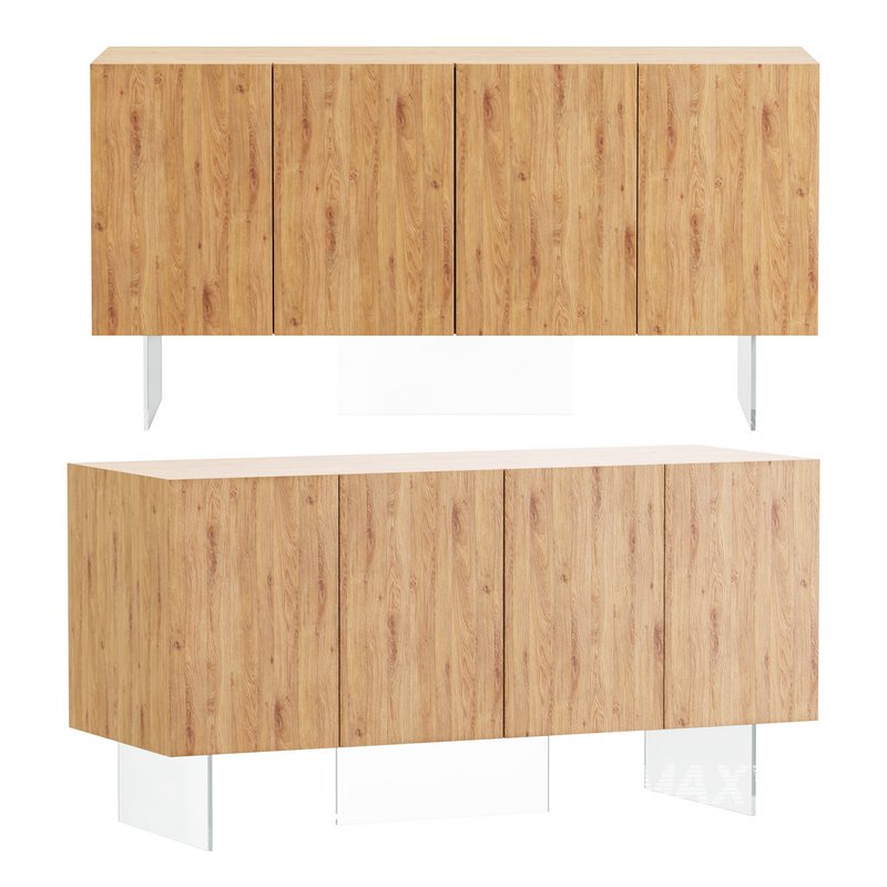 Wood Sideboard - Image 3