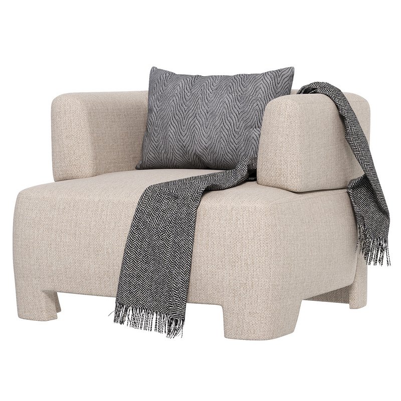 Olvera Chair Crete Pebble - Image 3