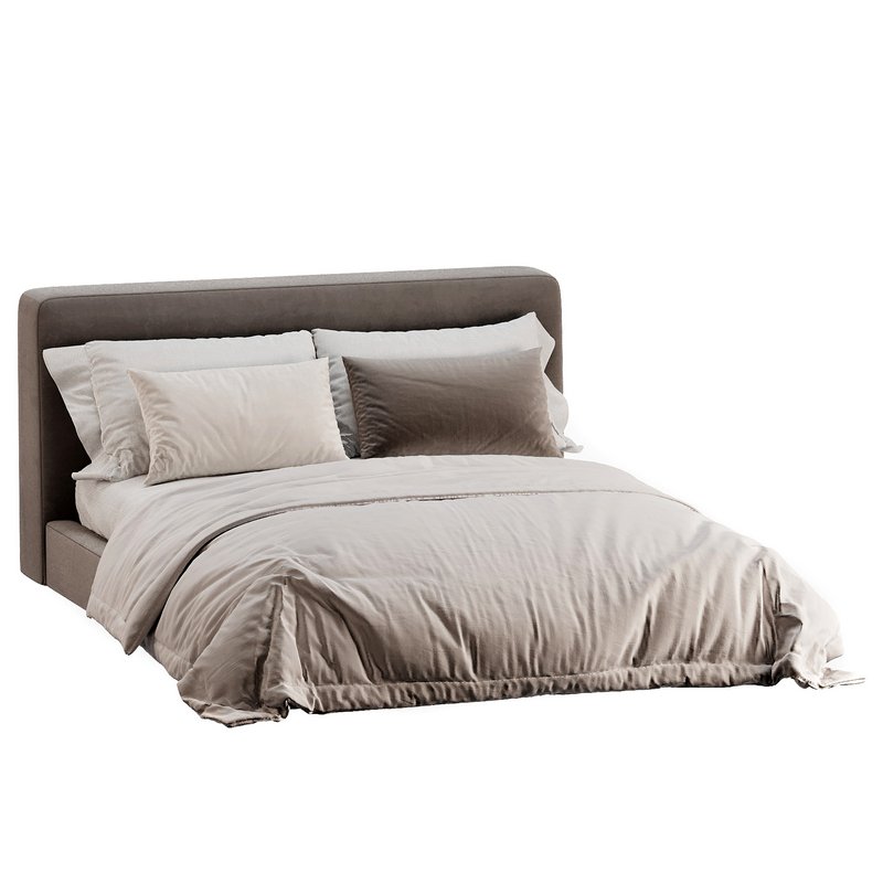 Aidan Bed Pebble Pewter - Image 2