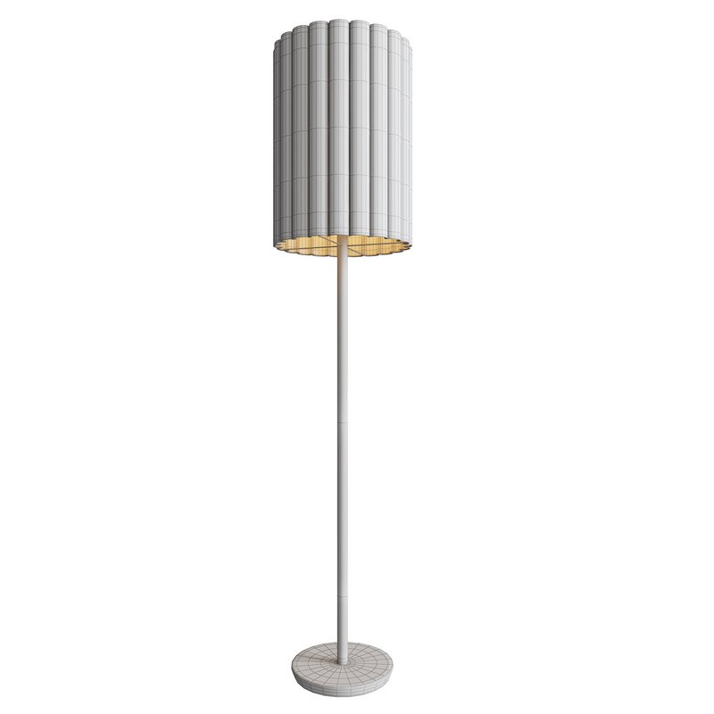 Folia Walnut Wood Floor Lamp - Image 3