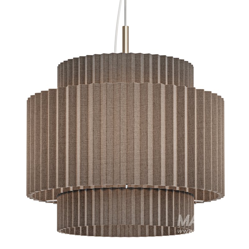 Pleated Shade LED Pendant - Image 4