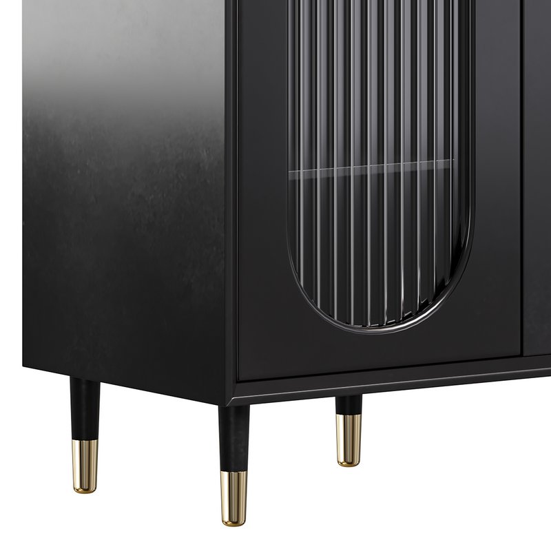 Wood Glam Sideboard Credenza 1 - Image 2