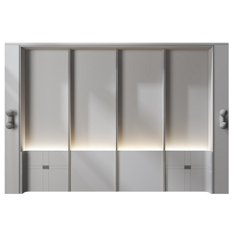 Headboard Wall Panel & Lyra Wall Twin Decor - Image 3