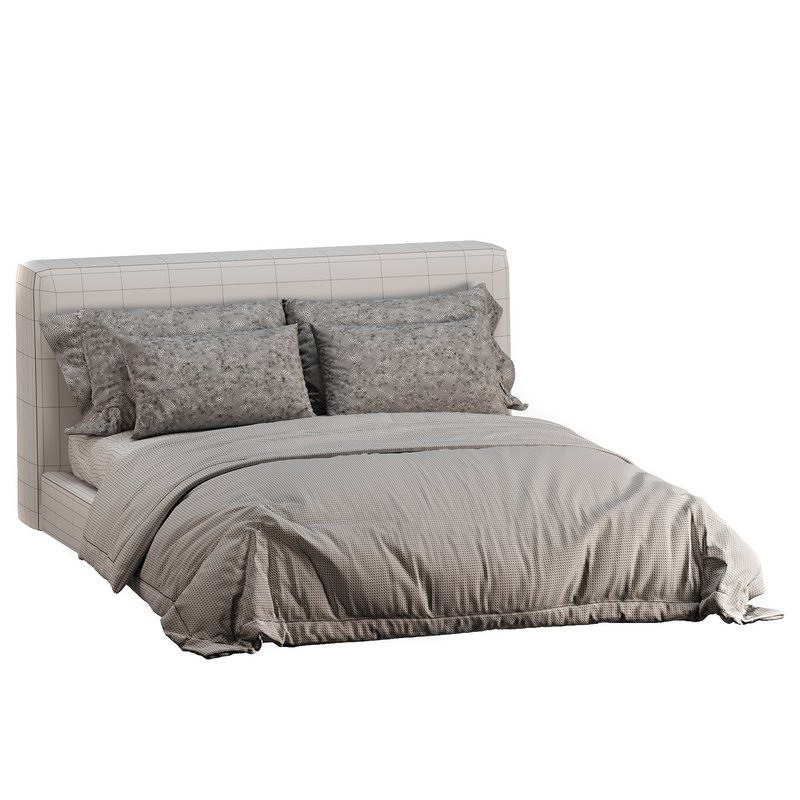 Aidan Bed Pebble Pewter - Image 4