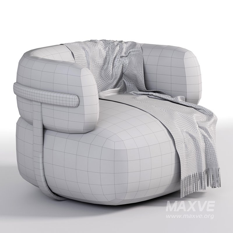 Doss Swivel Chair Altro Snow - Image 3