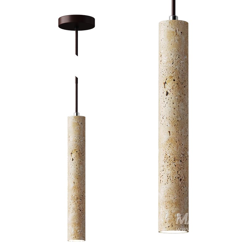 Mini Japanese Wabi Sabi Hanging Lamp - Image 1