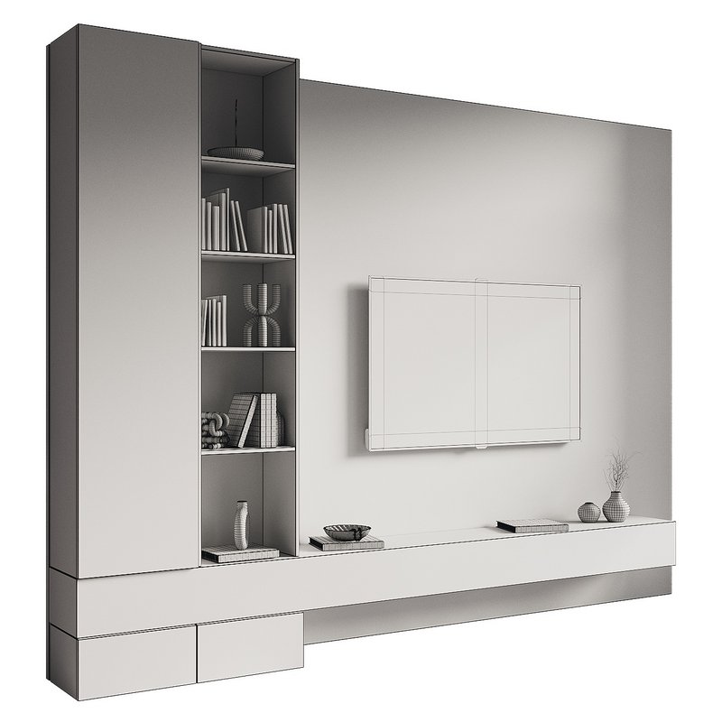 Tv Wall Set 039 - Image 3