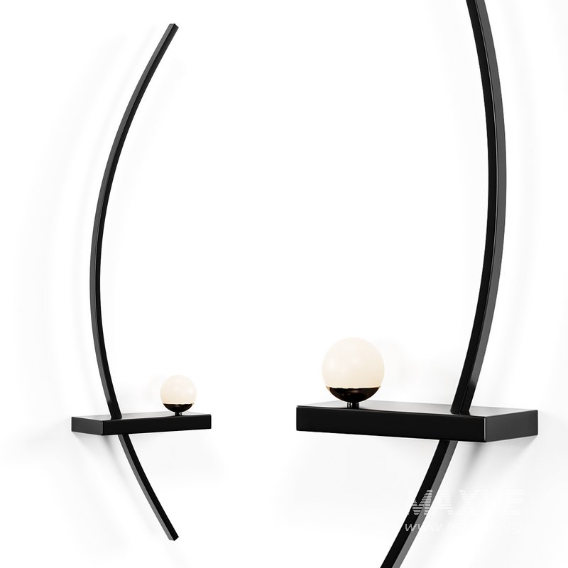 Wall lamp Minimalist black - Image 4