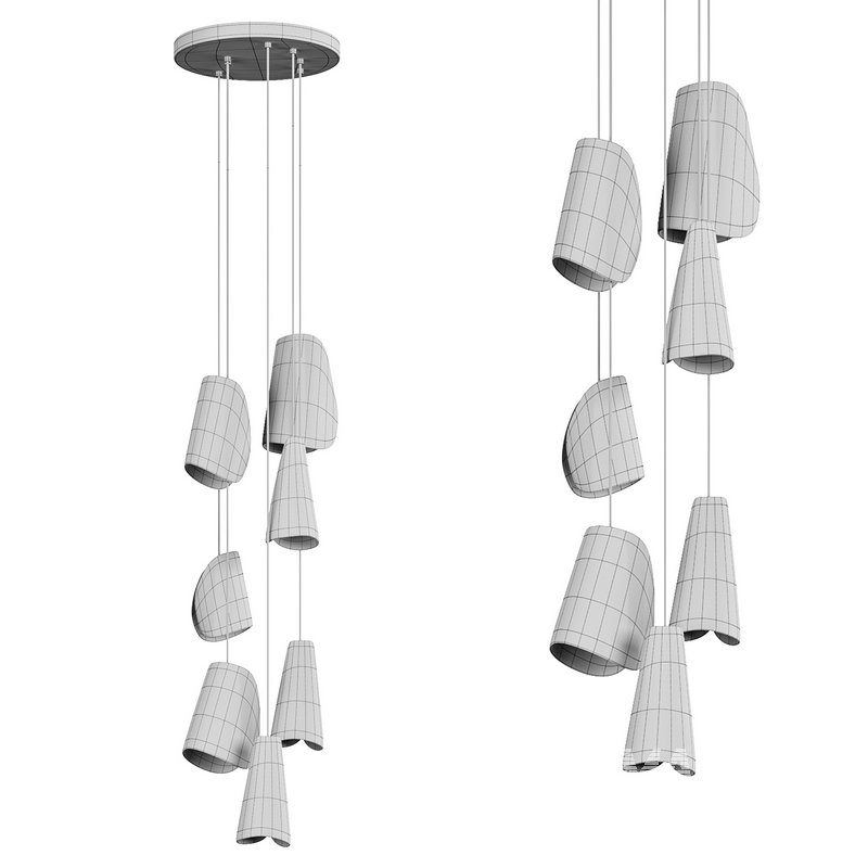 Petal shaped pendant lamp BOCCI 21.7 - Image 2