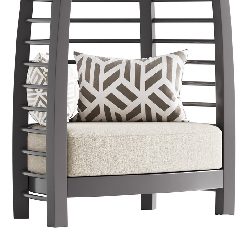 CHOCOLATE ICONIC UPHOLSTERED CHAIR - Image 2