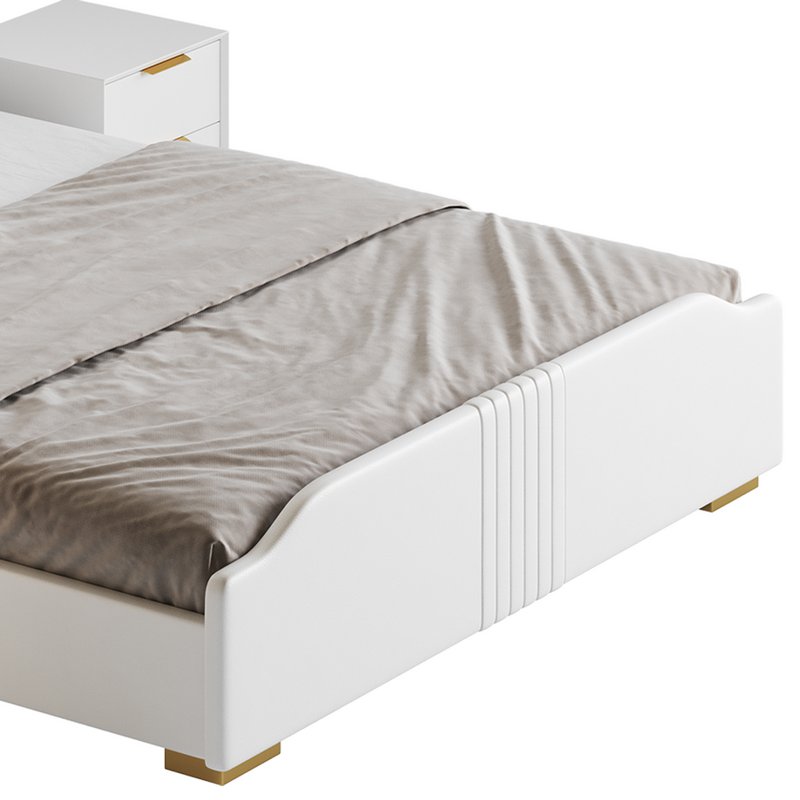 Wide Victorian Wingback Bed - Image 4