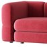 Armchair Brera Velor Cherry - Thumbnail 4