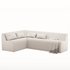 Augustine Dining Banquette L Shape Orly Natural - Thumbnail 3