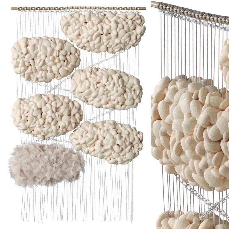 Tapestry Clouds white - Image 5