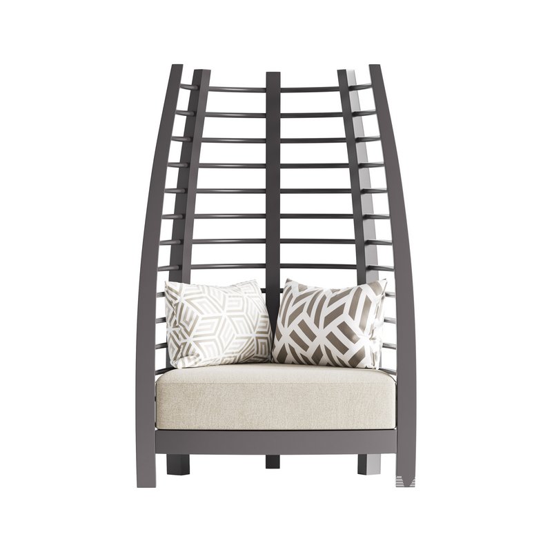 CHOCOLATE ICONIC UPHOLSTERED CHAIR - Image 5