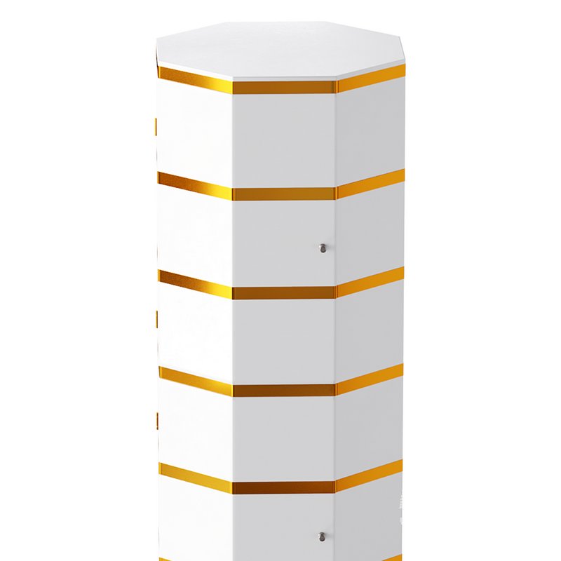 White Swivel Rotating Shoe Rack - Image 5