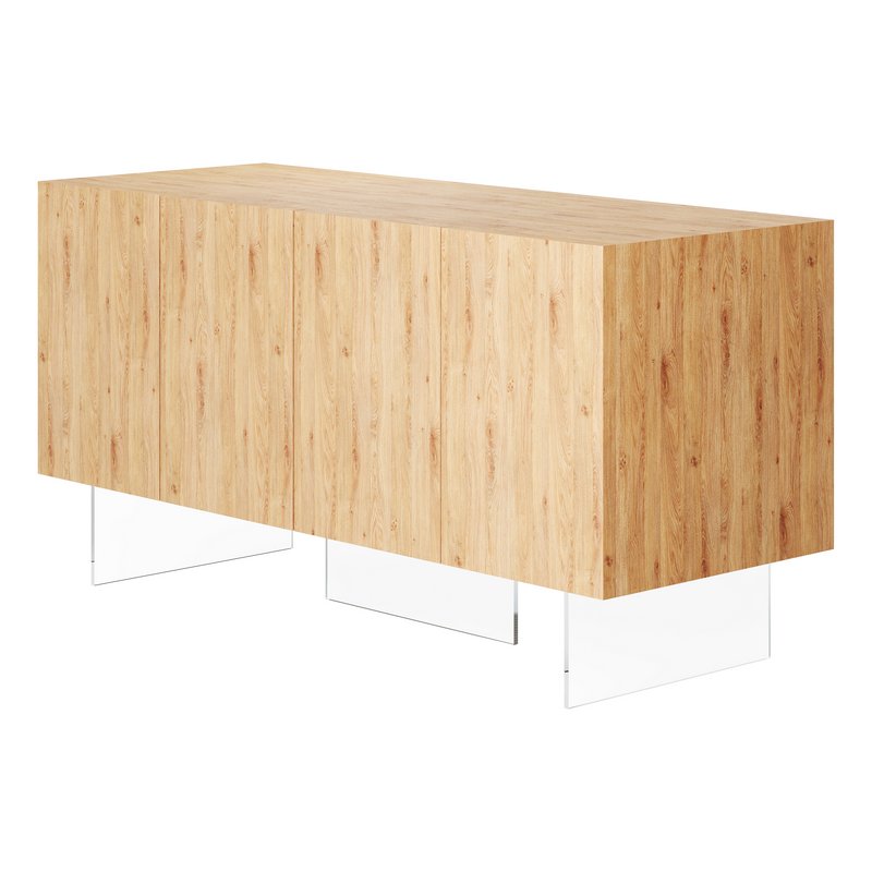 Wood Sideboard - Image 6