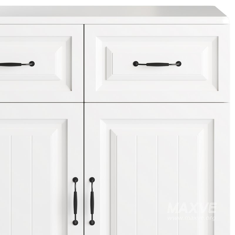 White Wooden Buffets - Image 6