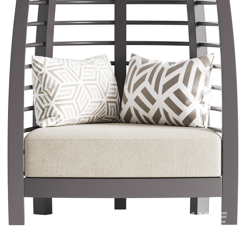 CHOCOLATE ICONIC UPHOLSTERED CHAIR - Image 7