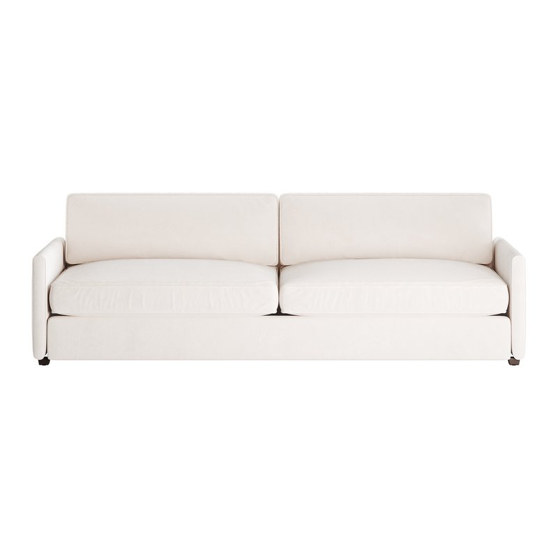 WHITE PERFORMANCE FABRIC SOFA - Image 6